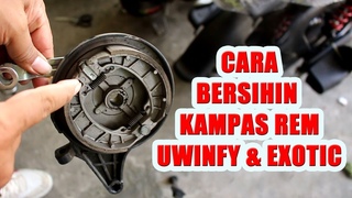 Telanjangi Kampas Rem Belakang Sepeda Listrik Uwinfly & Exotic