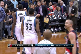 Shabazz Muhammad Drops the Hammer on Chris Kaman