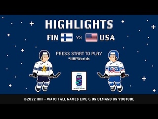 Highlights | Finland vs. USA | 2022 #IIHFWorlds