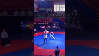 Taekwondo knockout kick #shorts #tkd #karate #taekwondo #youtubeshorts #yt #short #treanding