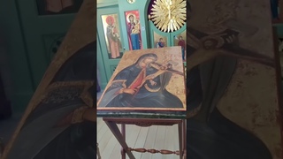 РЕДКАЯ ИКОНА БОГОРОДИЦЫ ПАНАГИЯ ТУ ХАРУ (Харона). Греция, остров Гидра.