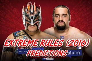 WWE EXTREME RULES (2016) United States Championship Kalisto vs. Rusev WWE 2K16 PREDICTIONS