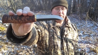 Финский нож Ahti Puukko Vaara углеродистая сталь