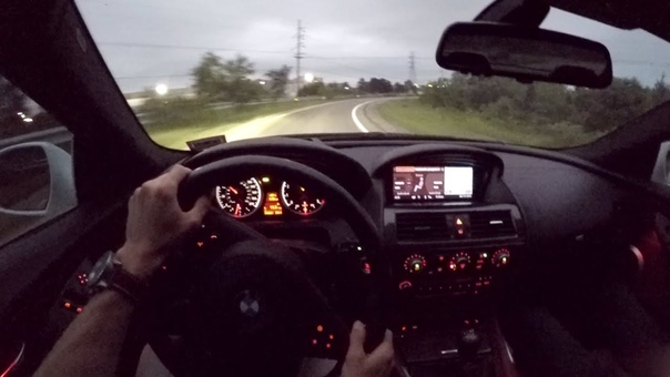 BMW M6 with Meisterschaft Exhaust (6 MT) POV Night