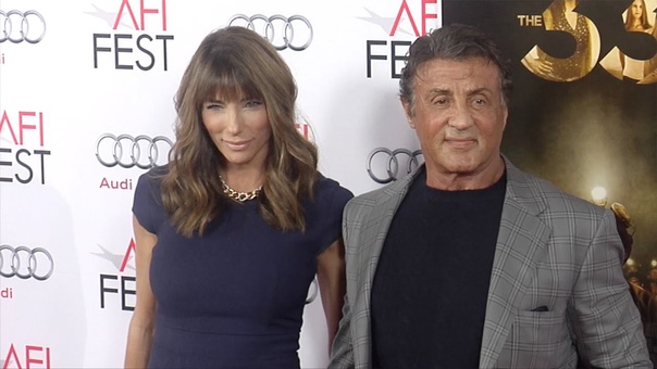 Sylvester Stallone Jennifer Flavin Red Carpet Style The 33 Gala Screening AFI Fest