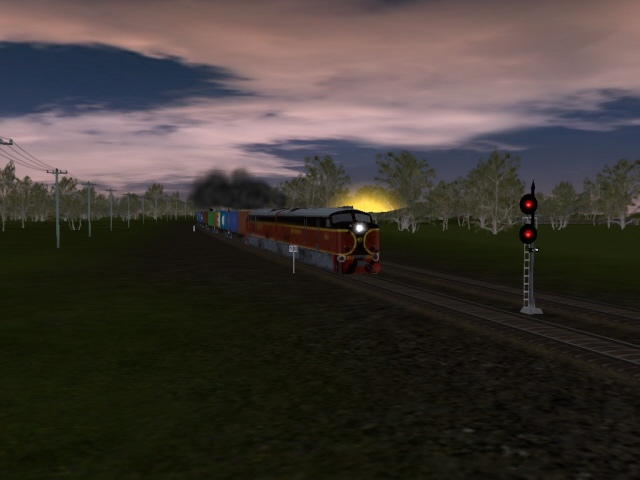 Indian Railways WDM1 Indian Railways WDM1 maroon and black with yellow stripes