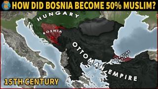 How did Bosnia become 50% Muslim