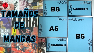 Tamaos de tomos de manga