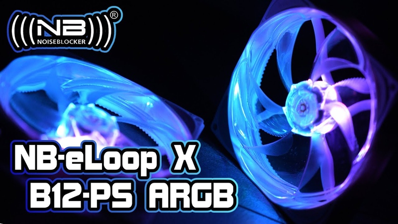 Noiseblocker NB e Loop X B12 PS ARGB Lüfter Test 28 Euro High End Lüfter mit