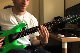 Djent/Arabic metal guitar playthrough/Monorithm:mask of Anubis