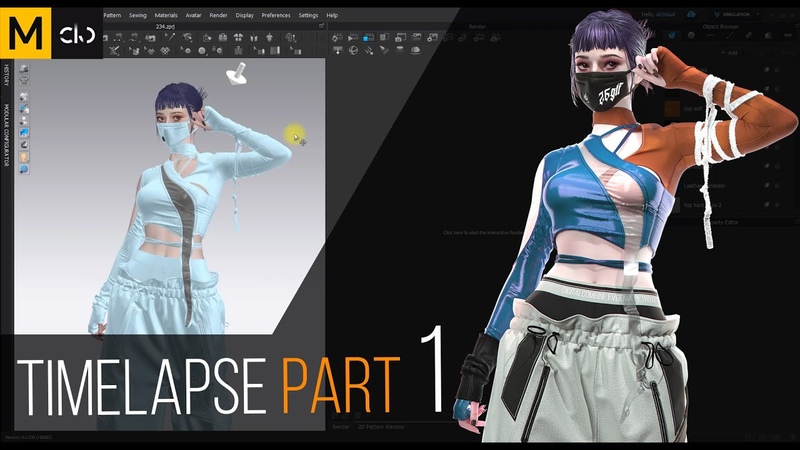 Custom Outfit, Clo3d Part