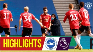 Highlights | Brighton 2-3 Manchester United | Fernandes seals dramatic late win | Premier League