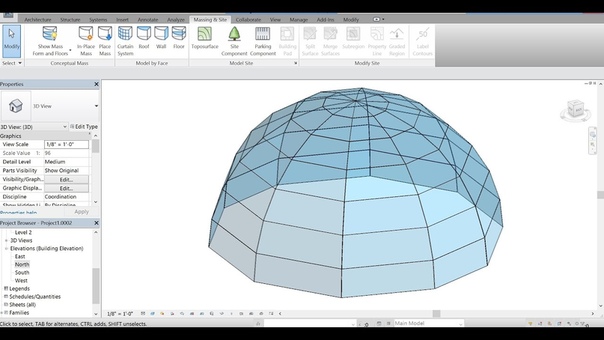 Autodesk Revit 2017 How to Create a Glass Dome