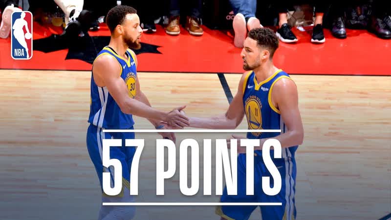 Stephen Curry Klay Thompson Combine For 57 Points in Game 5, 2019 NBA