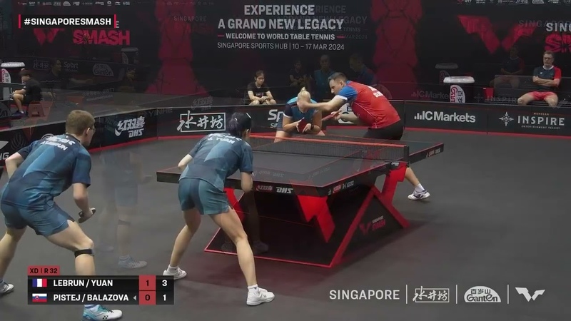 Lebrun, Yuan vs Pistej, Balazova, XD R32, Singapore Smash