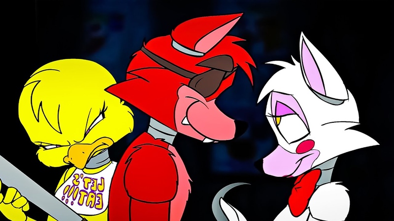 Foxy and Mangle love story, Chica attacks Mangle, Bemax Twisted Love(2 Phut Hon 2)