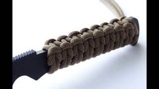 How to Make a Paracord “knife“ Handle Wrap-Reef Knot/Square Knot Version - CBYS