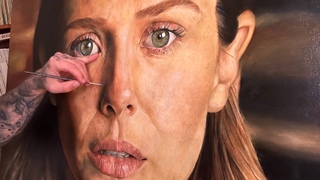 SPEED PAINTING Portrait of Elizabeth Olsen in Sorry For Your Loss