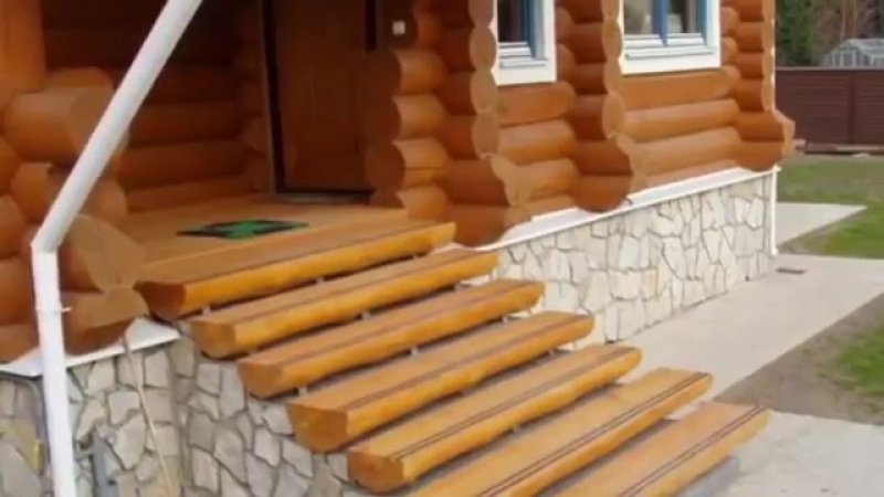 Дизайн крыльца частного