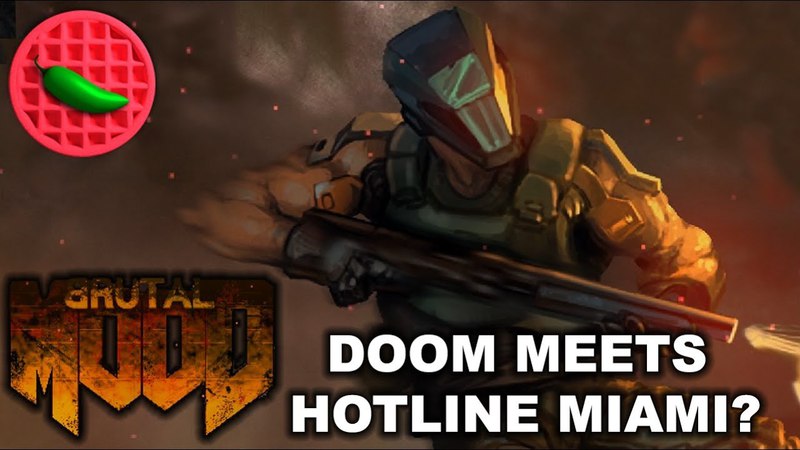 RETRO TOP DOWN DOOM LIKE ACTION Lets Play Brutal Moo D (1080p 60 fps PC Gameplay)(
