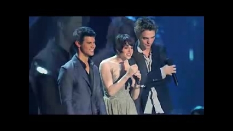 ( P) The Video Music Awards 2009 Robert Pattinson, Kristen Stewart, Taylor Lautner, and Ashley