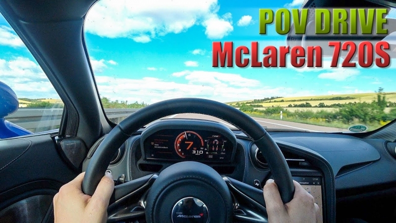 Mc Laren 720 S (2018) German Autobahn POV DAY