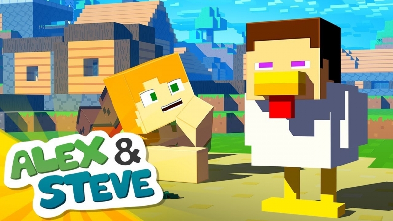 AN ENDER PEARL DID THIS TO STEVE The Minecraft Life of Alex Steve Minecraft