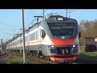 Электропоезд ЭП2Д-0029 “ЦППК“ с рейсом “Нахабино - Подольск“