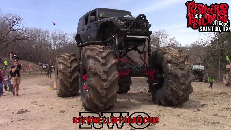 BIG MUD TRUCKS HIT THE 2 STAGE BOUNTY