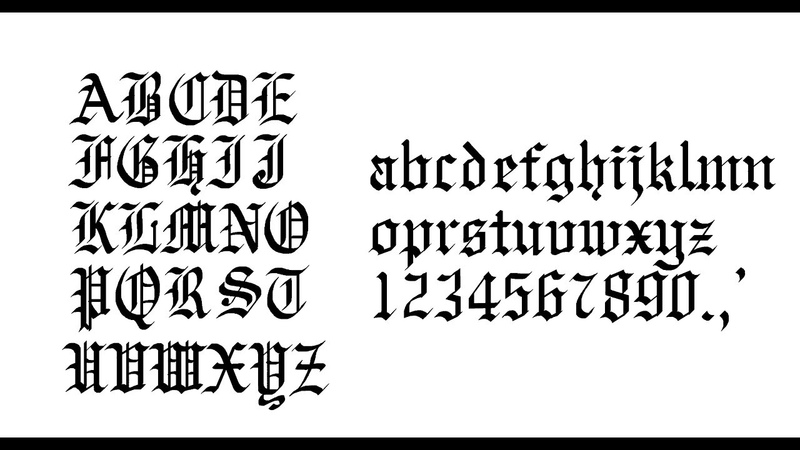 Gothic Calligraphy Step by Step, , Old English