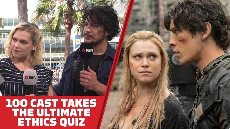 The 100s Eliza Taylor and Bob Morley Take The Ultimate Ethics Quiz Comic Con