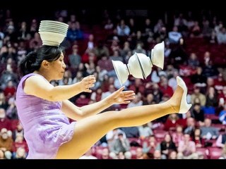Red Panda halftime show at Alabama basketball game