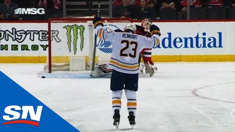 Sam Reinhart s Bouncing Shot Beats Cory Schneider From Centre