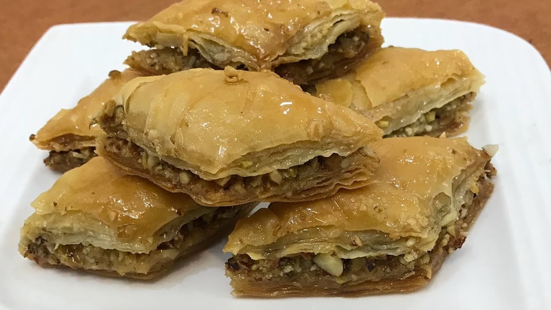 Baklava recipe, , baklava recipe with homemade phyllo sheets, , Turkish baklava recipe from