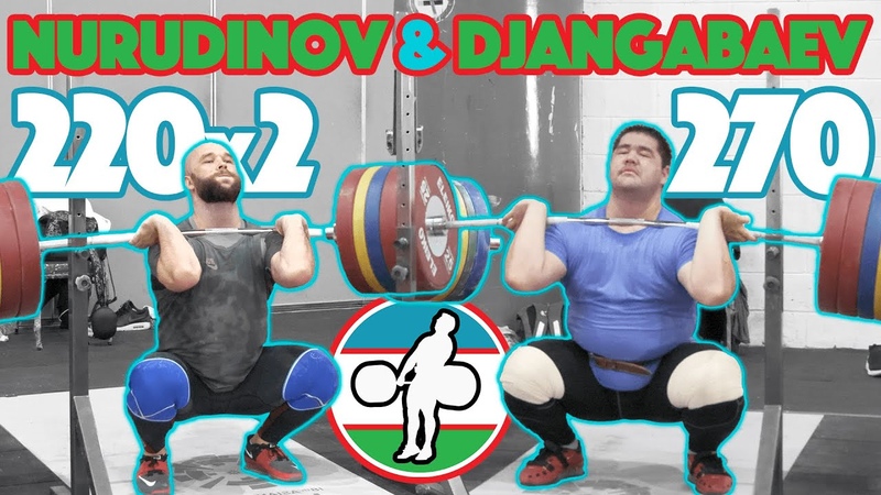 Nurudinov Djangabaev ( Djangabaev 270kg FS + Nurudinov 220 FSx2) 2018 Asian Games 4k