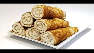 САМЫЕ ВКУСНЫЕ БЛИНЫ.ЯБЛОЧНЫЕ БЛИНЧИКИ С ТВОРОЖНОЙ НАЧИНКОЙ