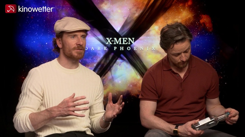 Interview Michael Fassbender James Mc Avoy , X Men DARK