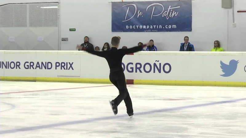 2015 ISU JGP Logroño Men Short Program Matteo RIZZO