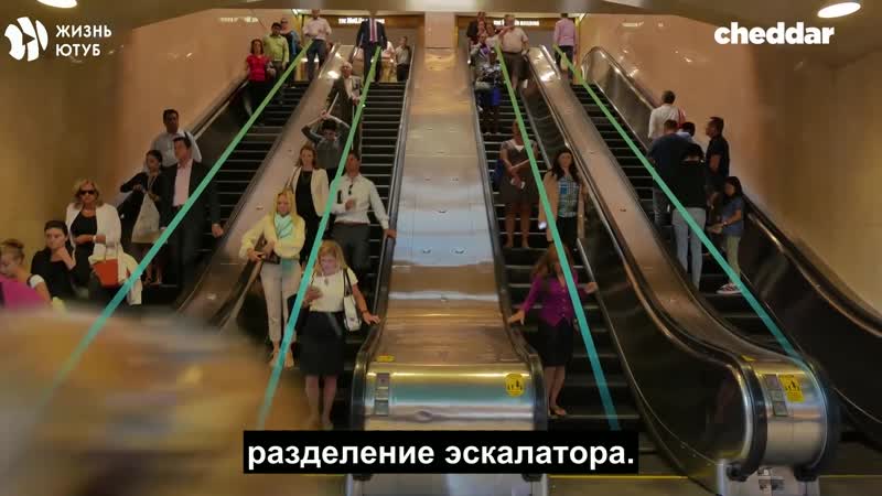 Почему лучше не ходить по эскалатору ЖЮ