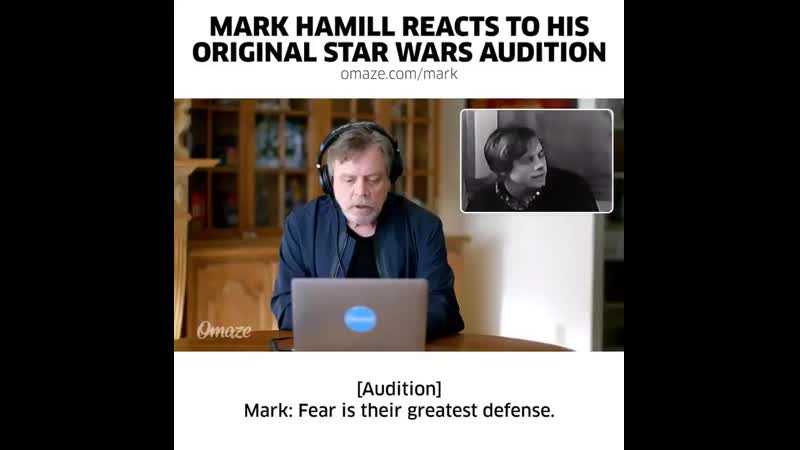 Marks reaction on his very first