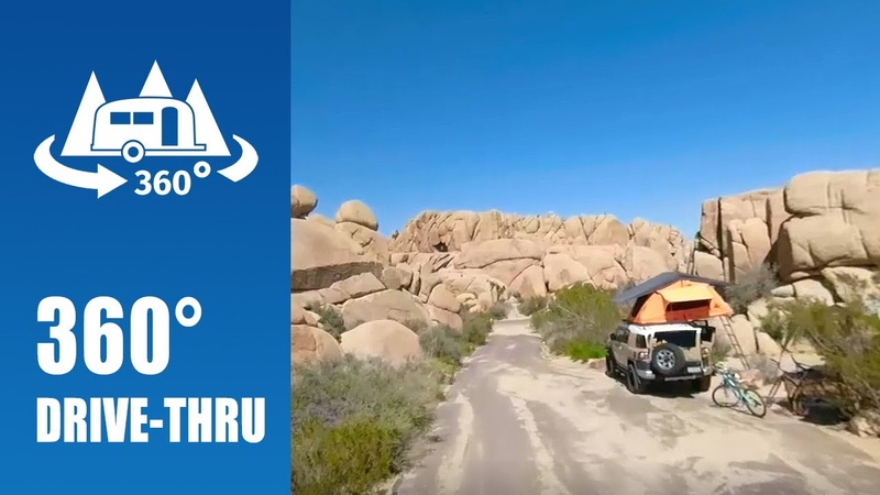 Jumbo Rocks Campground , Joshua Tree National Park 360 Drive