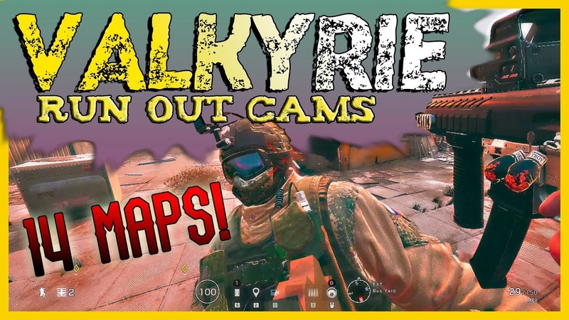 Valkyrie Run Out Cams, All Ranked Maps Included, Rainbow Six