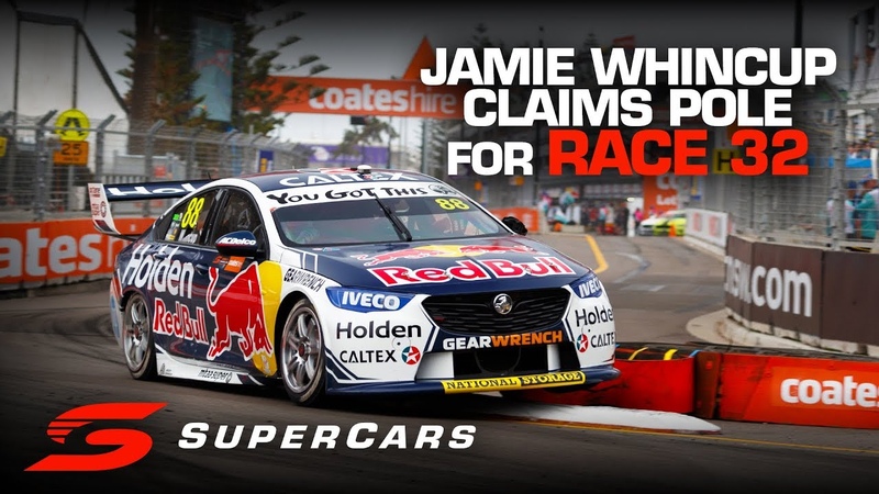 ONBOARD: Jamie Whincup claims pole for Race 32 at Newcastle 500, Supercars Championship