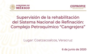 |  Supervisin de la rehabilitacin complejo petroqumico Cangrejera
