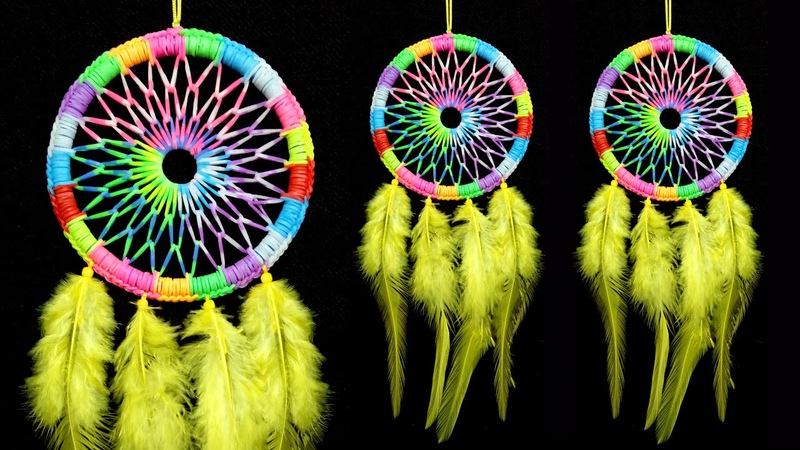 Perfect Dreamcatcher, Room decoration ideas, Handmade craft, Diy dream catcher,