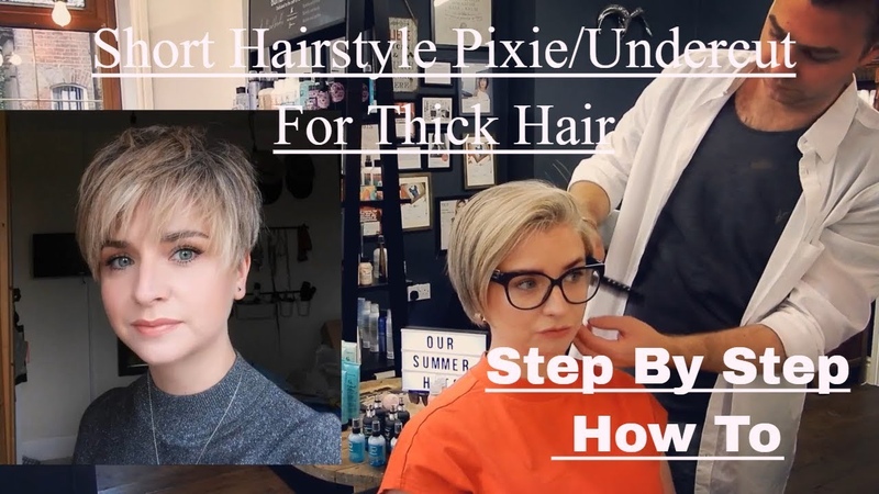 Short Hairstyle For Ladies With Thick Short Hair,