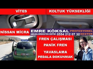 ÖZEL DİREKSİYON DERSİ YAVAŞLAMAK FREN GAZ- EMRE KÖKSAL  PROFESYONEL EĞİTMEN