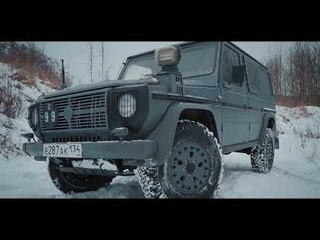 Военный Mercedes 280 GE (4K)