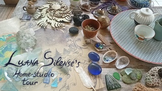 studio-tour, Luana Silense’s art ~ тур по дому-студии Луаны Сайленс