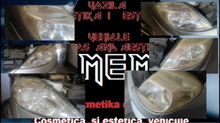 Citroen C8 headlights surface small renovate